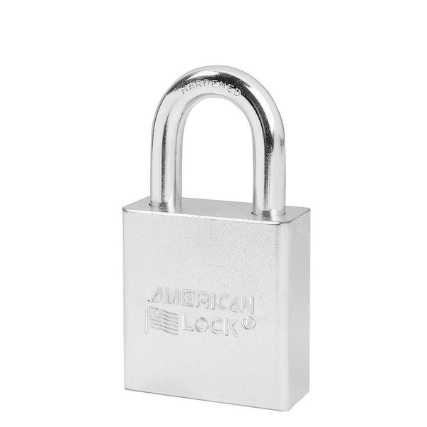 Padlock, 1-3/4in. Chrome Padlock Keyed Alike